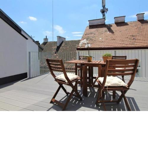 2 Floor Rooftop Apartment with Terrace