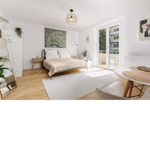 Design-Apartment in Linz mit Netflix & Balkon