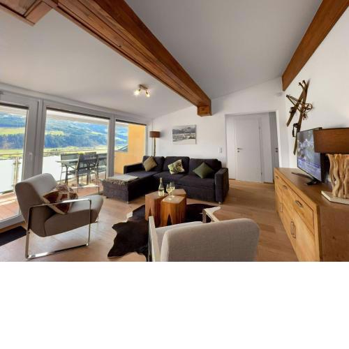 Hilltop apartment in Piesendorf with balcony