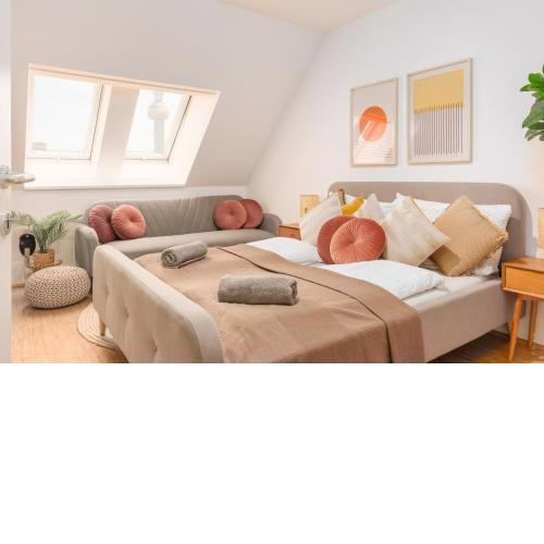 Penthouse, 3 separate Bedrooms, 2 min to U6 Nussdorfer Straße