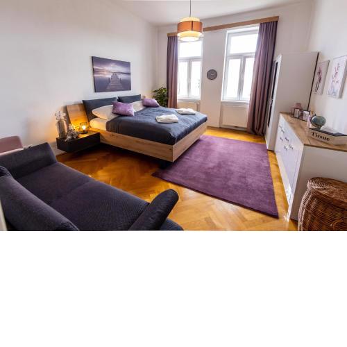 Sunshine deluxe apartment with porch near Schönbrunn palace and Westbahnhof