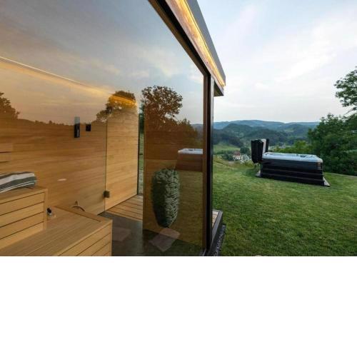 Wellnessen im Naturparadies auf der südsteirischen Weinstraße - mit privater Panoramasauna & Whirlpool