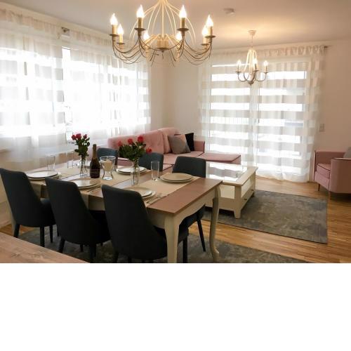 White Vintage Park View Apartment